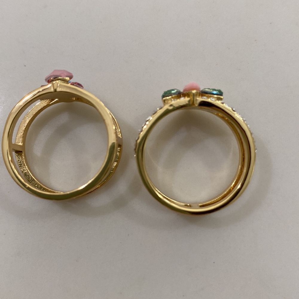 Gold Rings size 6 - Picture 4 of 8